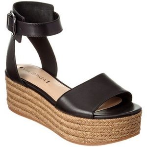 Via Spiga women’s black nemy platform sandals